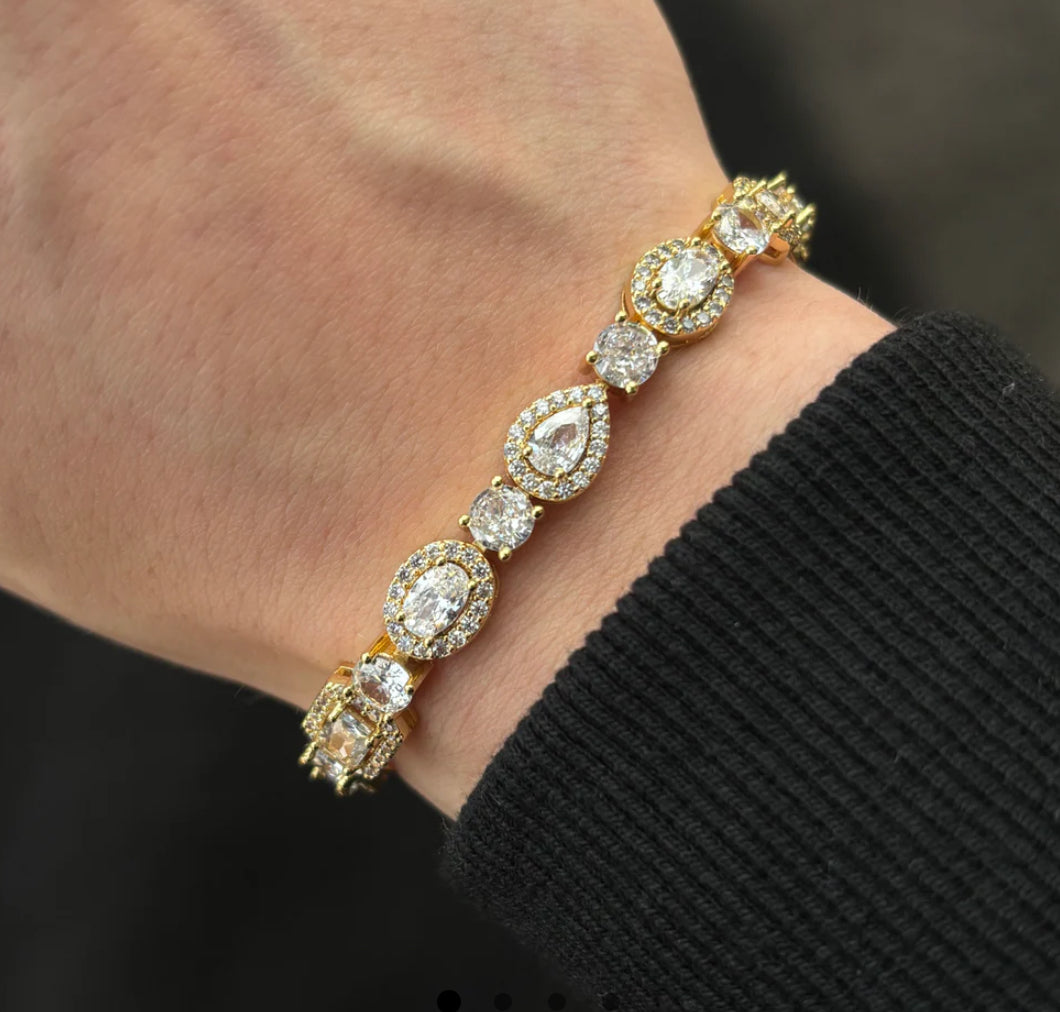 Cubic Bracelet Gold