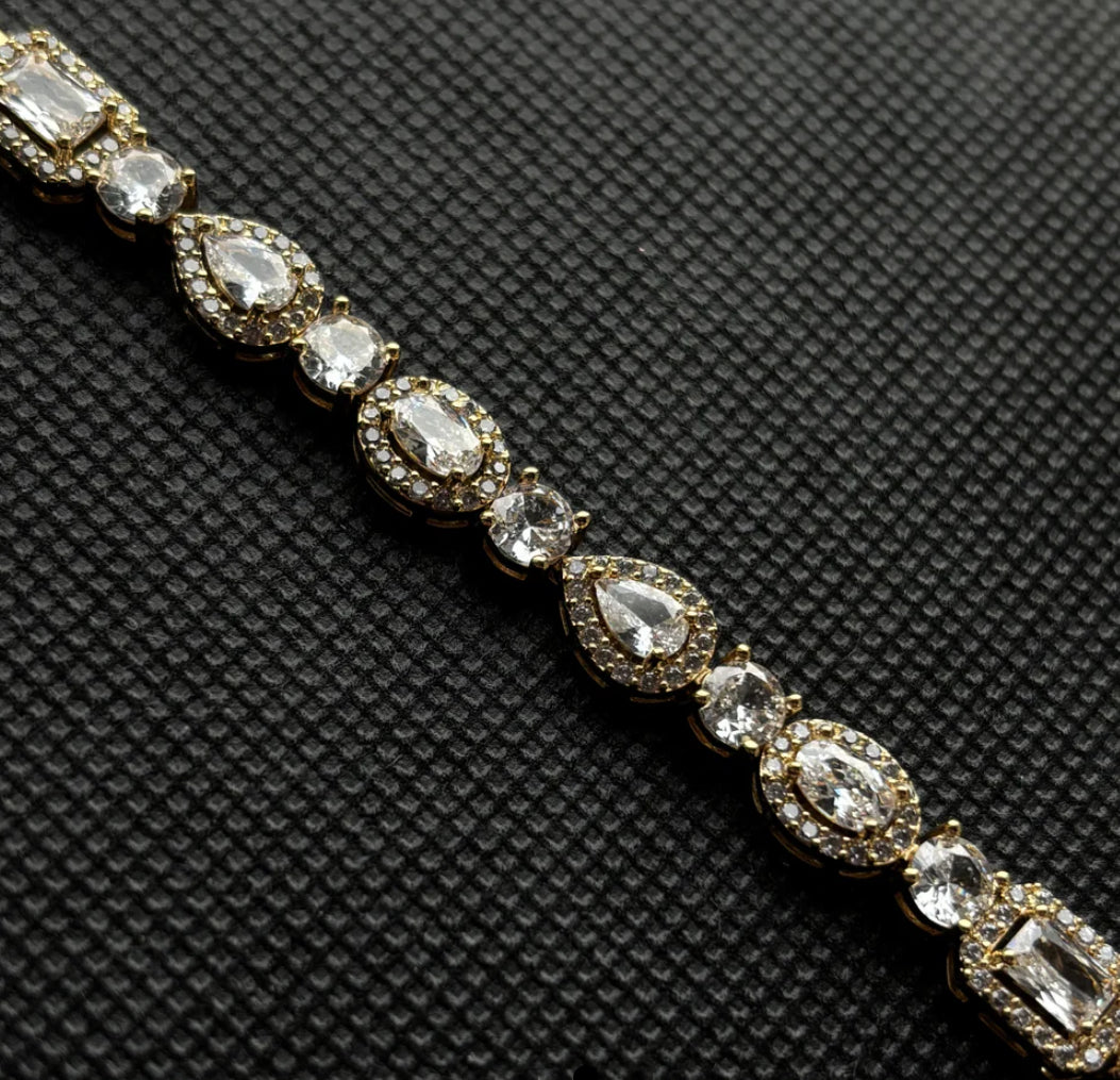 Cubic Bracelet Gold