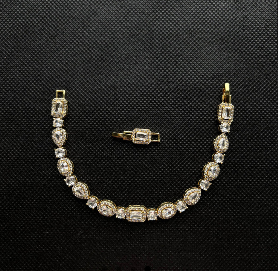 Cubic Bracelet Gold