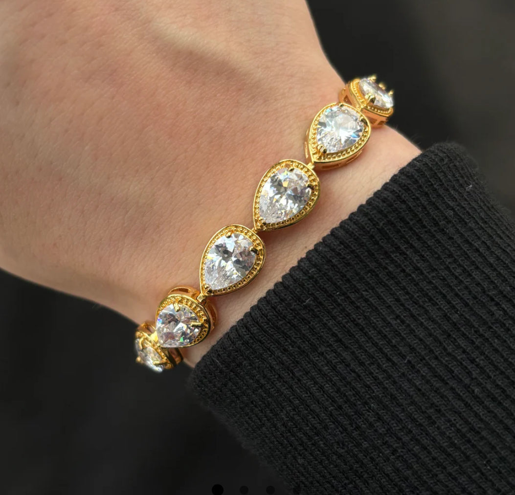 Raindrop Bracelet Gold