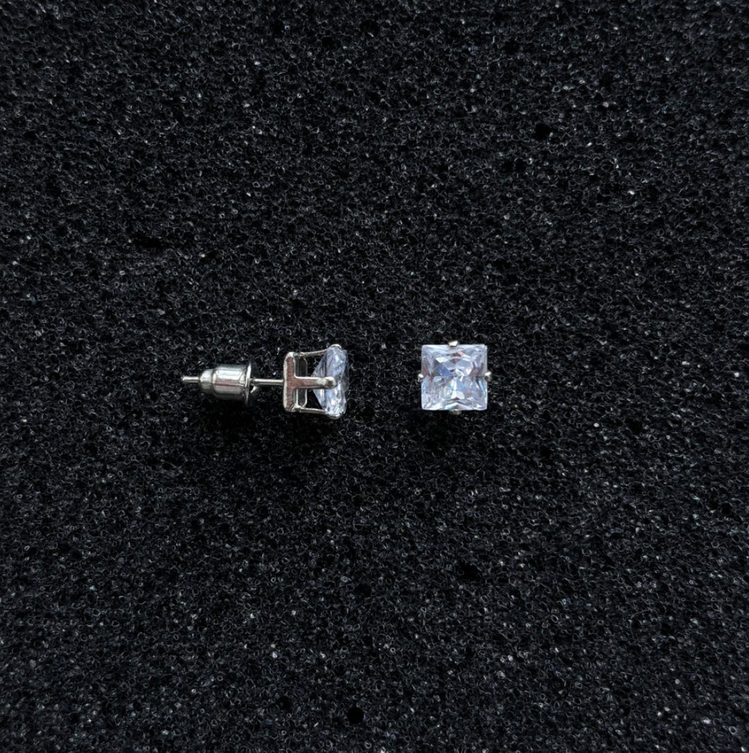 Square Crystal Earrings