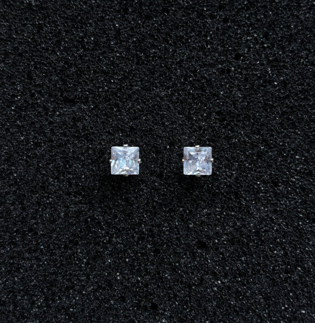 Square Crystal Earrings